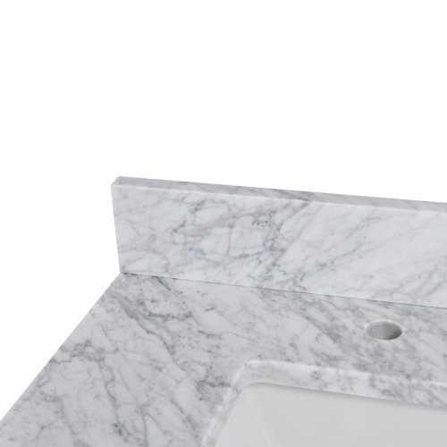 PROOX 60 In. Carrara Marble Backsplash Wayfair